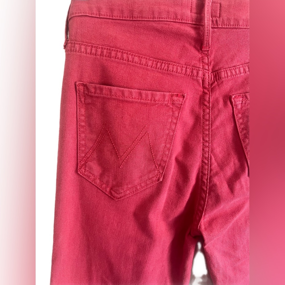 MOTHER Denim—The Mid Rise Dazzler Ankle, size 25, Fruit Punch - Picture 8 of 11